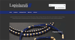 Desktop Screenshot of lapislazuli.de